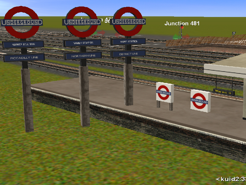 London Underground Signs London Underground Signs in Trainz